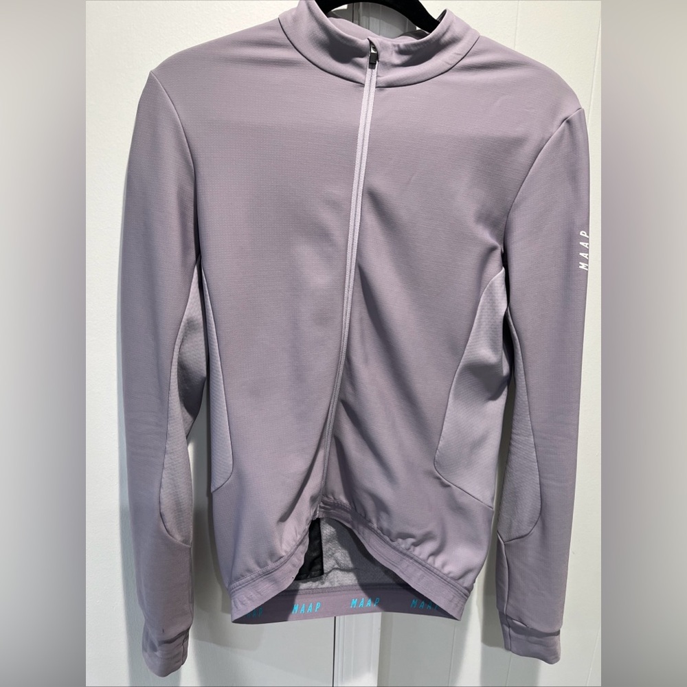 MAAP Force Pro Thermal LS Jersey L Large Purple Ash Pas Normal Rapha
